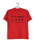 Mathematics All you need is Love Nerd Wordplay Casual Graphic Printed T-Shirt for Men